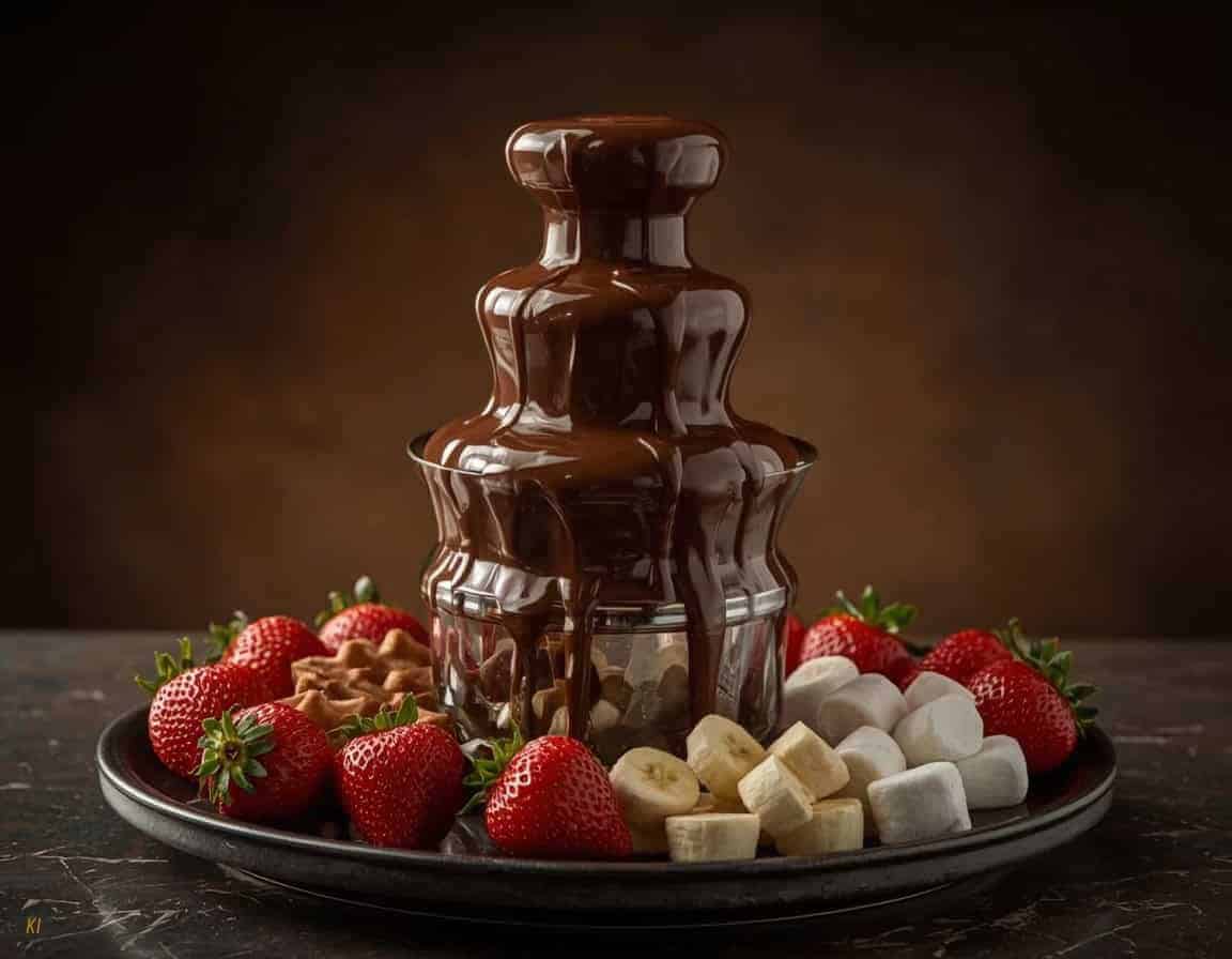 Du betrachtest gerade Schokoladenfondue-Brunnen: Tipps, Schokolade und die besten Dip-Ideen